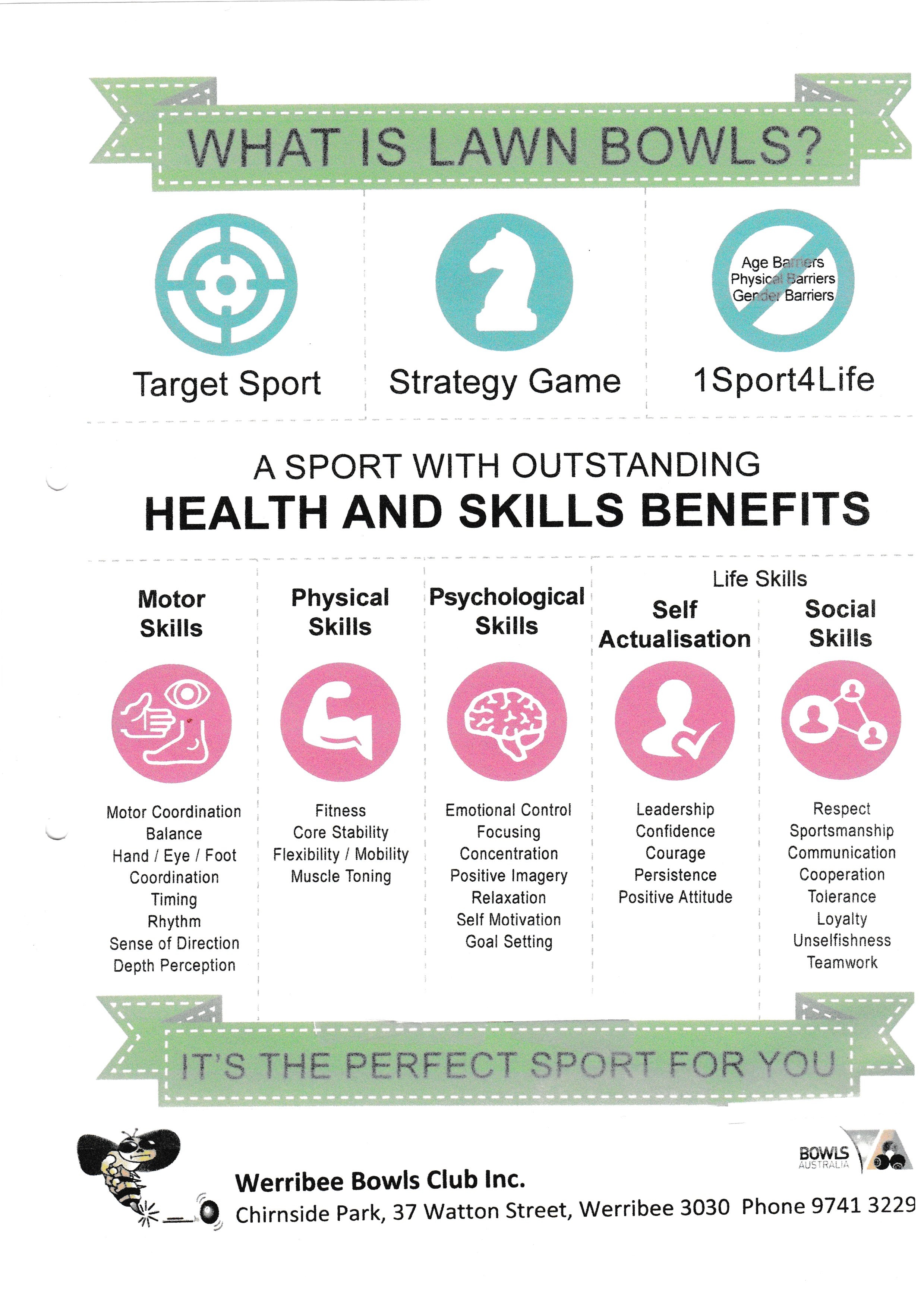 WBC - Health and Skills Benefits of Bowls